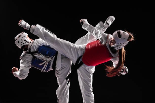 Taekwondo training